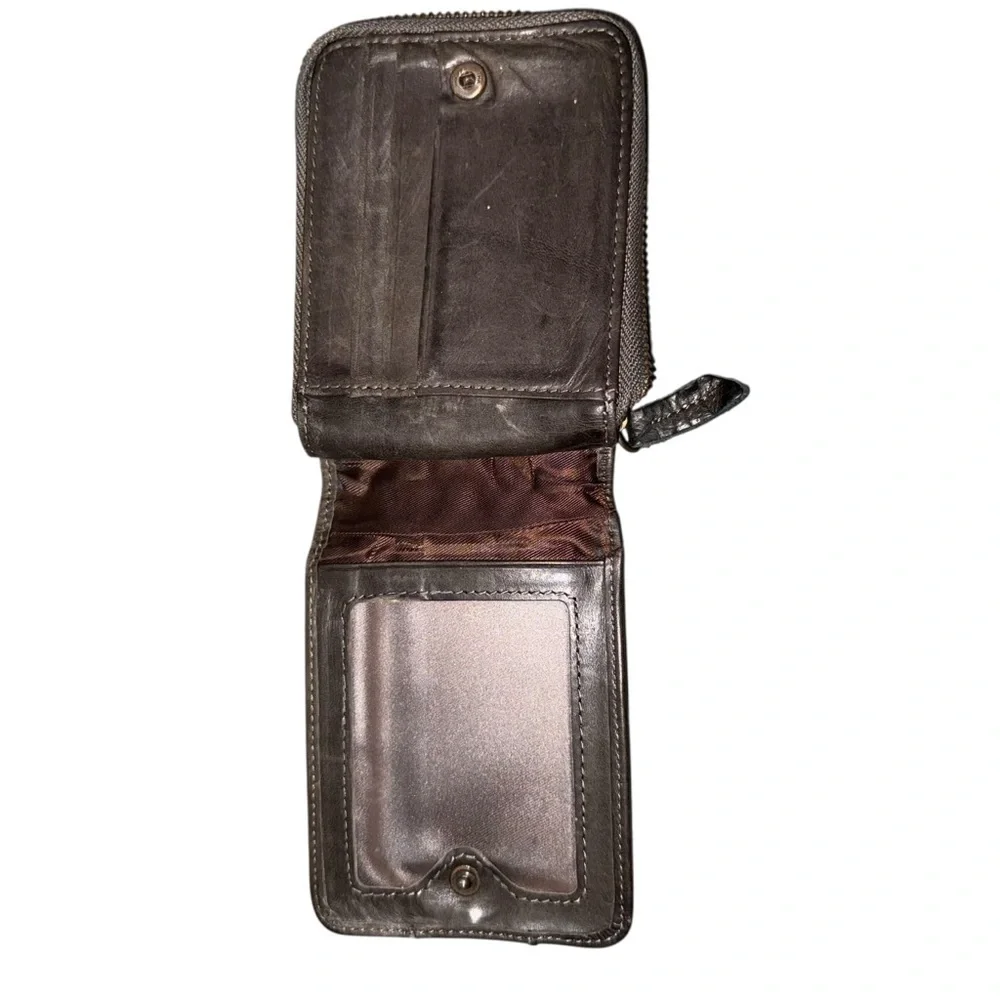 Bullcaptain Genuine Leather Wallet for‎ Men Large Capacity ID Window Card Case